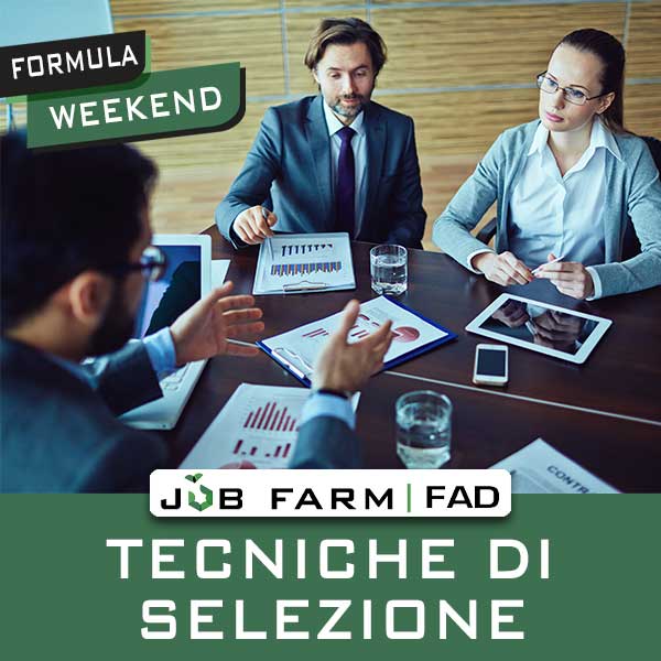 3 – Modulo Tecniche di Selezione – 12 Nov. – Fad Sincrona (Weekend)