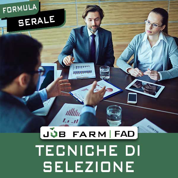 3 – Modulo Tecniche di Selezione – 22-24 Nov. – Fad Sincrona (Serale)